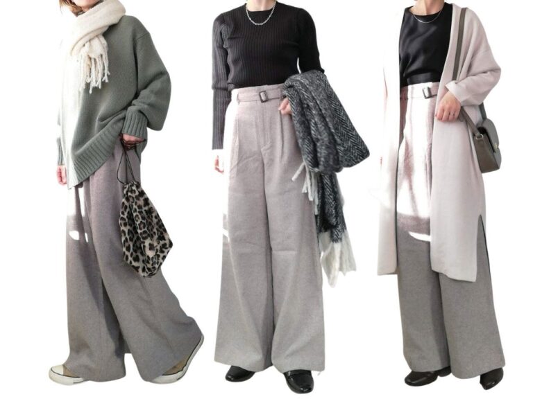 着ぶくれしてない？「ワイドパンツ」アラフォーが太って見えないOK＆NGコーデ