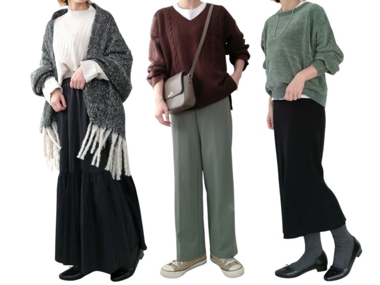 【GU】若作りしすぎてイタくならない！GU990円ニットで叶うおしゃれ冬コーデ6選