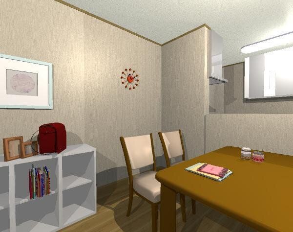 ランドセルをリビングに