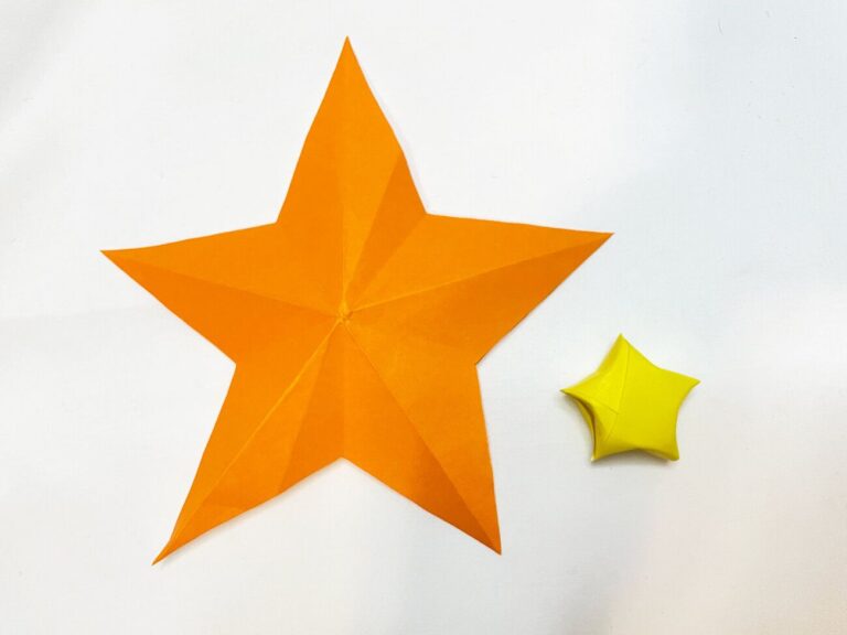 「星」の簡単な折り方・切り方！立体的でかわいい折り方まで