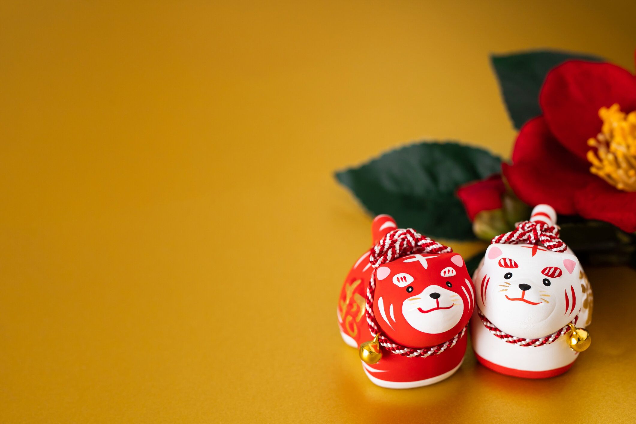 日本の新年カード、お正月の背景