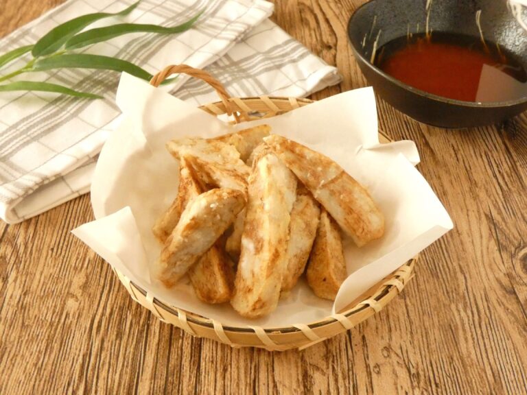 里芋のカリッホクッと食感がたまらない！パクパクとまらなくなる「揚げ出し里芋」
