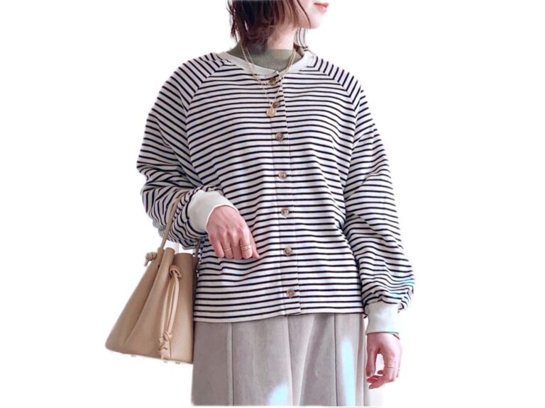 【しまむら】春はやっぱりボーダー柄が着たい！ヘビロテ間違いなしのボーダー柄カーディガン