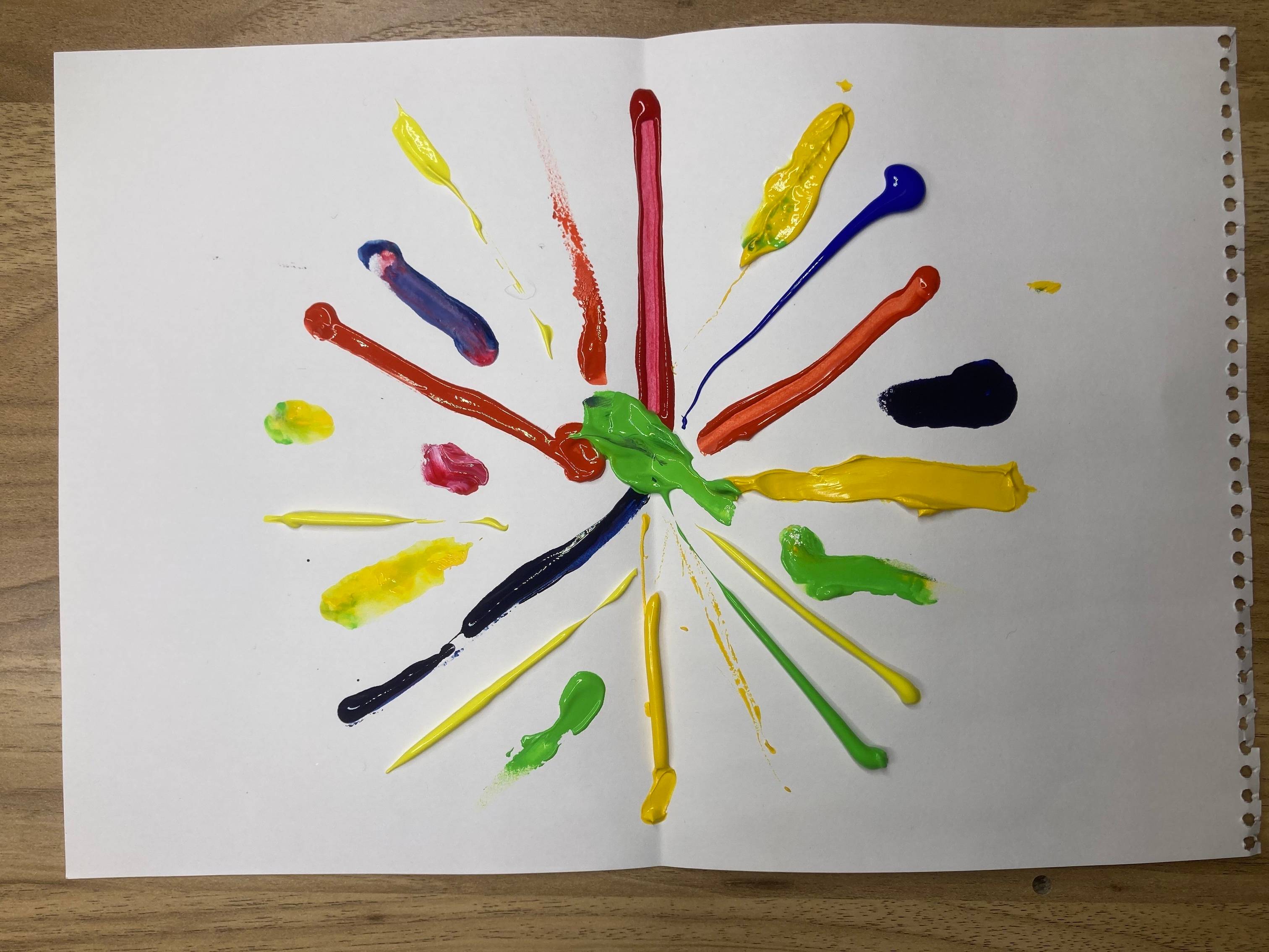 デカルコマニー　やりかた2