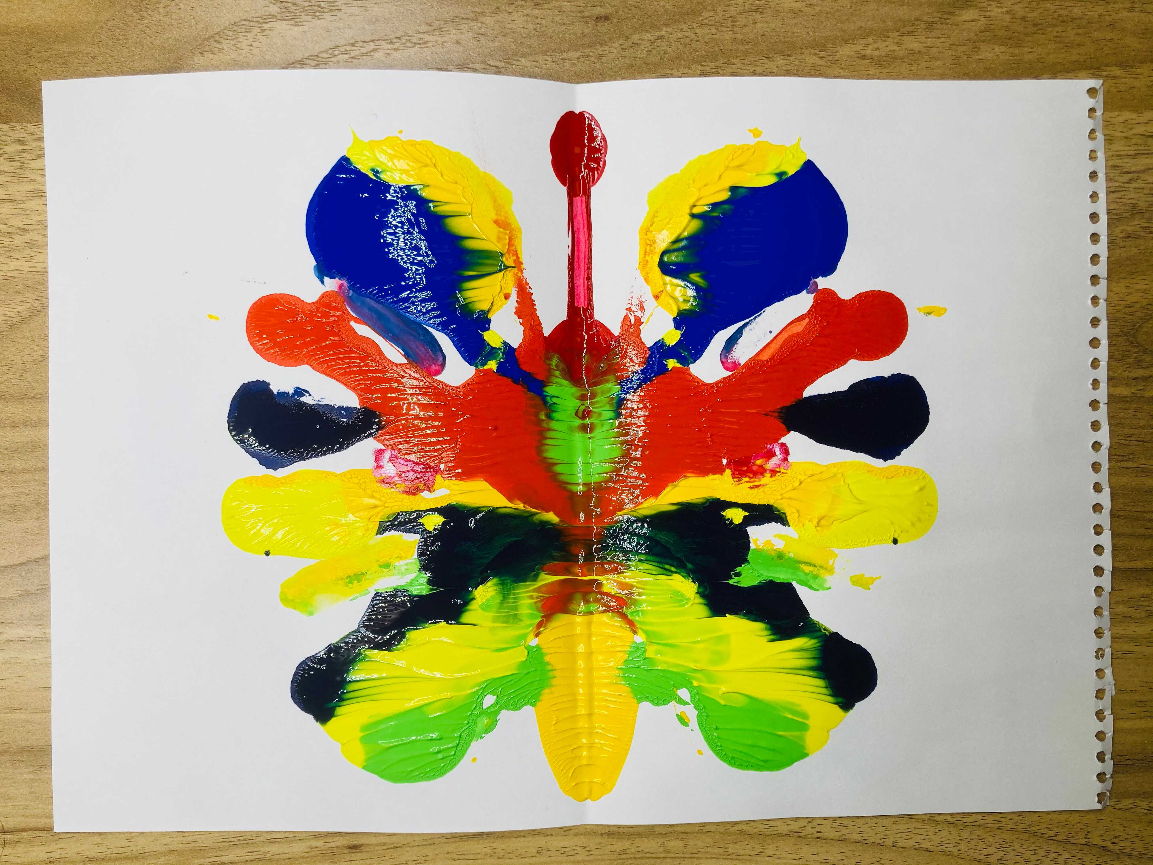 デカルコマニー　やりかた　作品