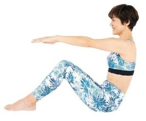 つまんで揺らして伸ばすだけで超簡単！40代からでもかなうお腹やせ方法！