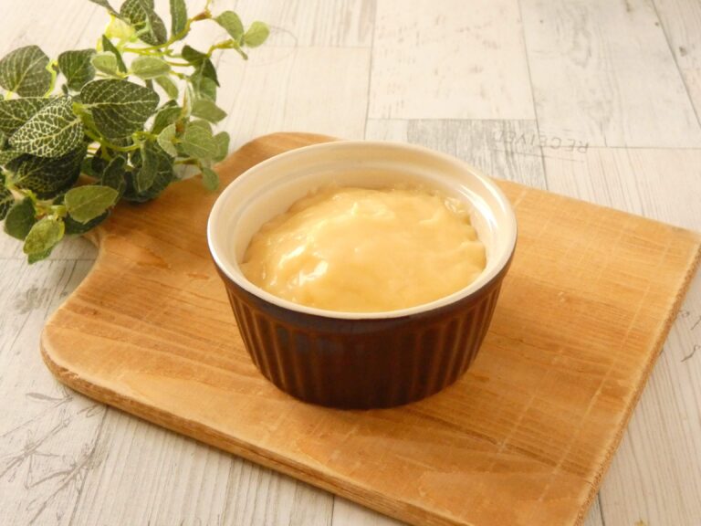 【電子レンジ】でつくれる！簡単時短で自家製なめらかカスタード