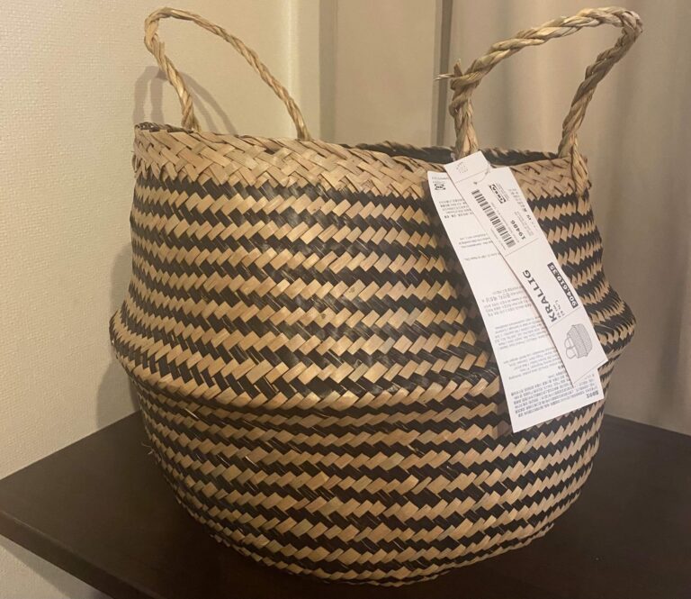 【リピート確実】IKEAのカゴ収納が万能すぎる！