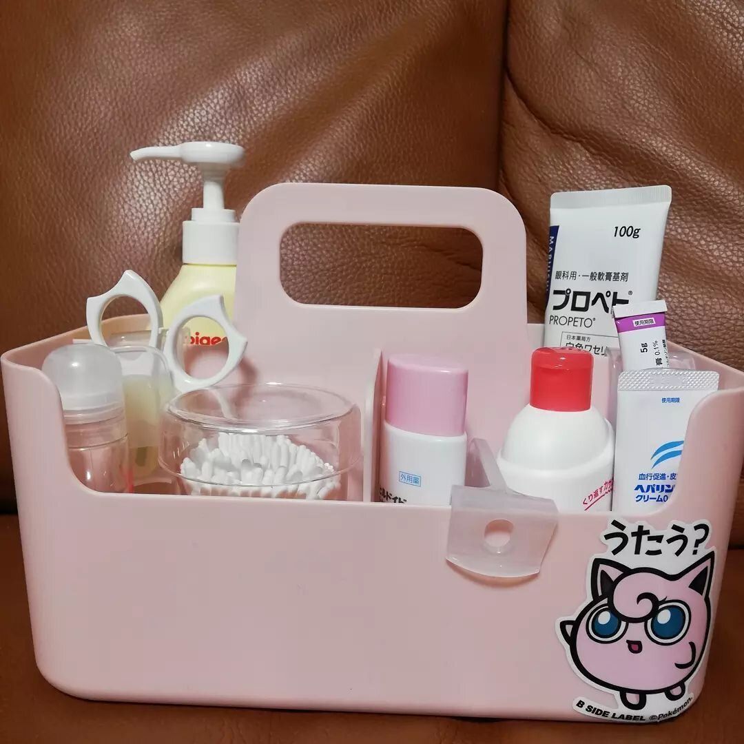 【ニトリ】ベビーケアグッズの収納にもピッタリ！