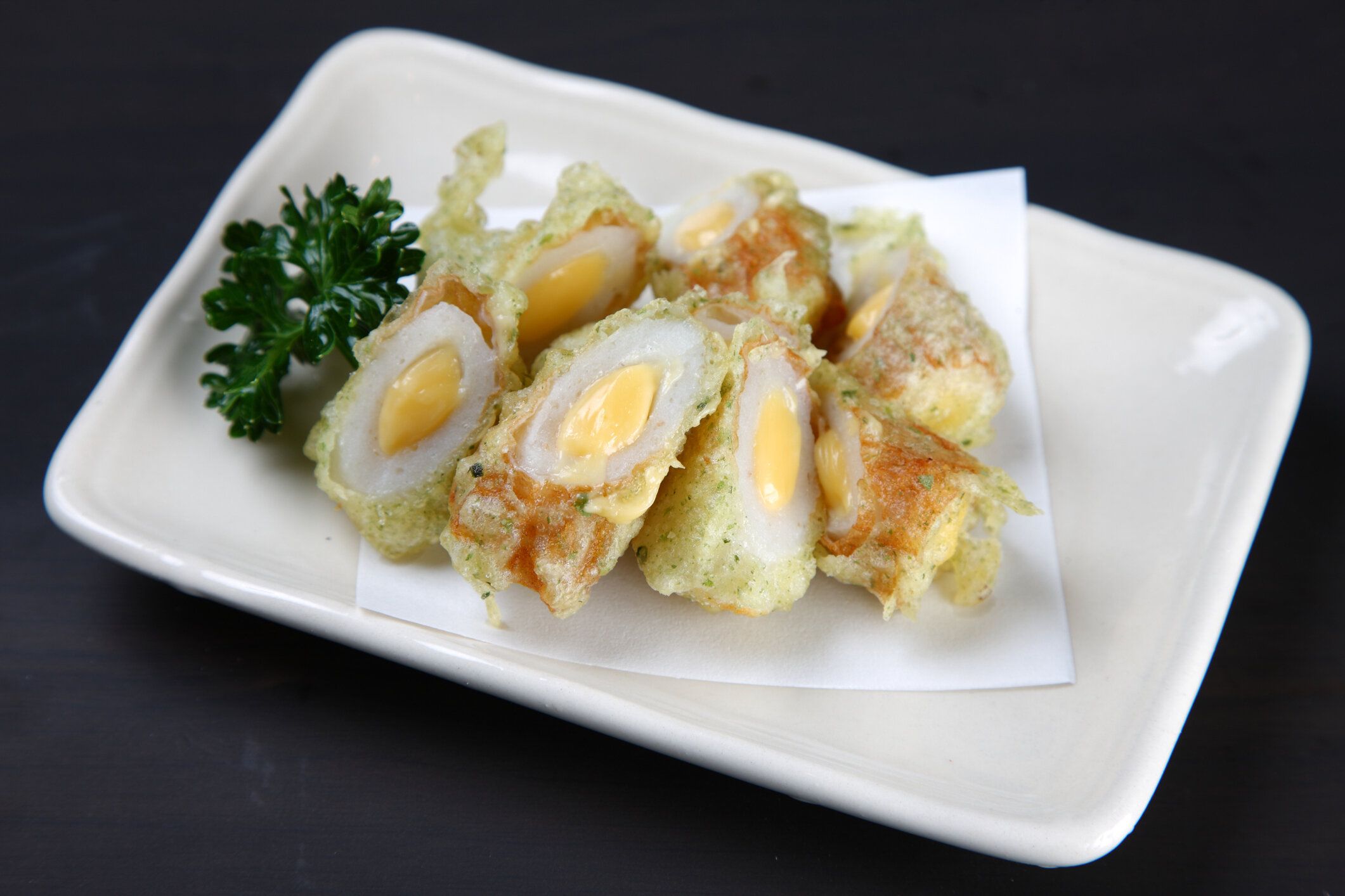 ちくわとチーズの天ぷら