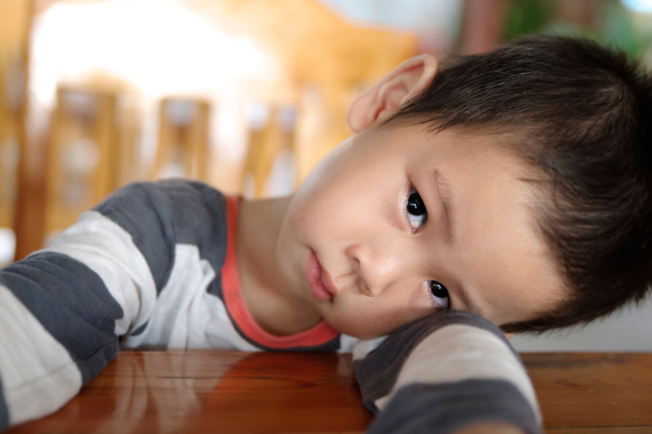 お子様に獰猛な顔