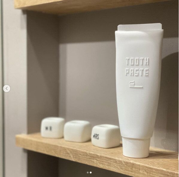 【セリア】ホテルライクへの第一歩!歯磨き粉カバーで生活感ゼロへ