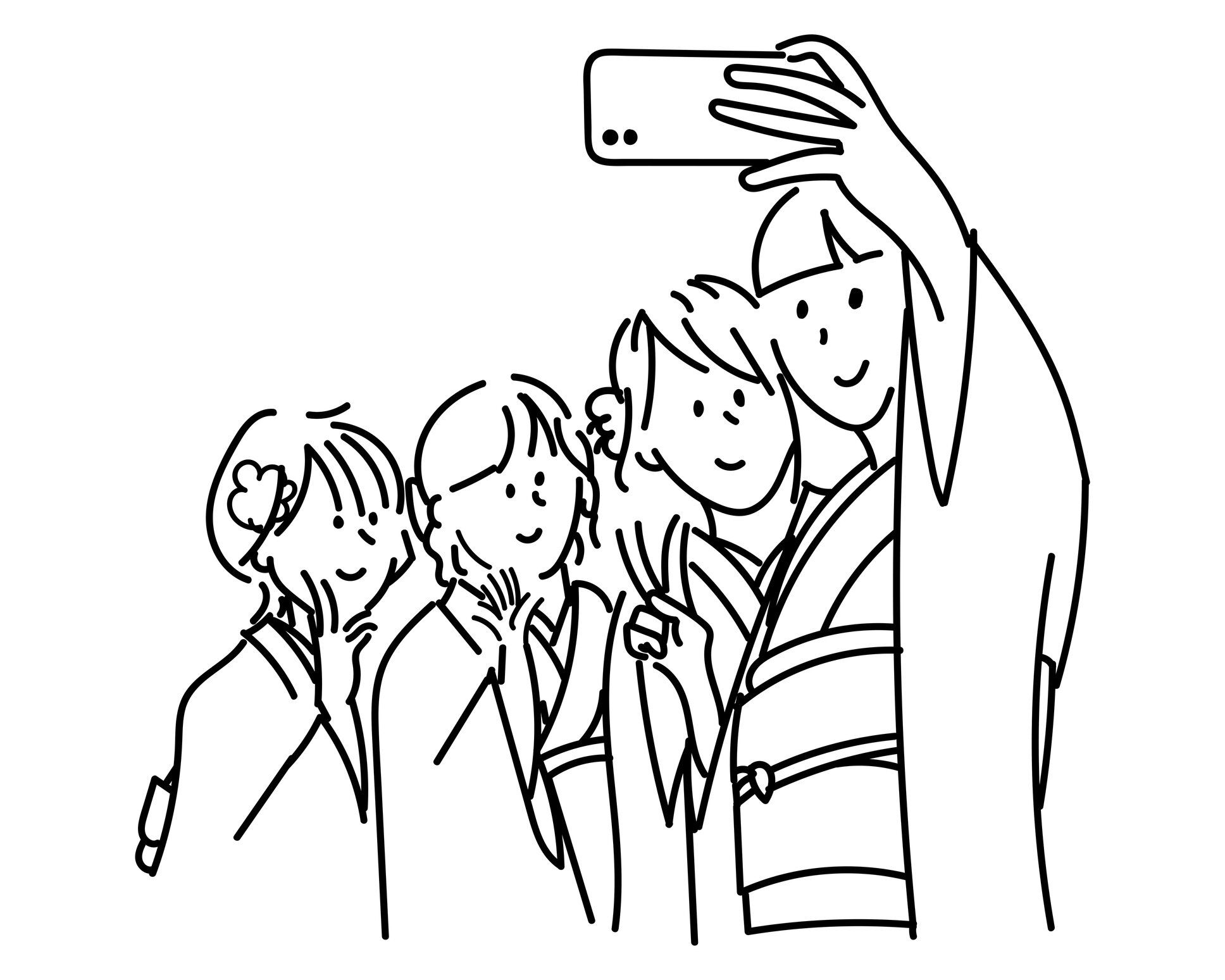 着物を着た女性のベクターイメージ