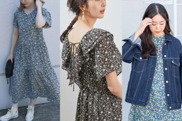 40代でもイタくない！大人におすすめな花柄ワンピースコーデ32選