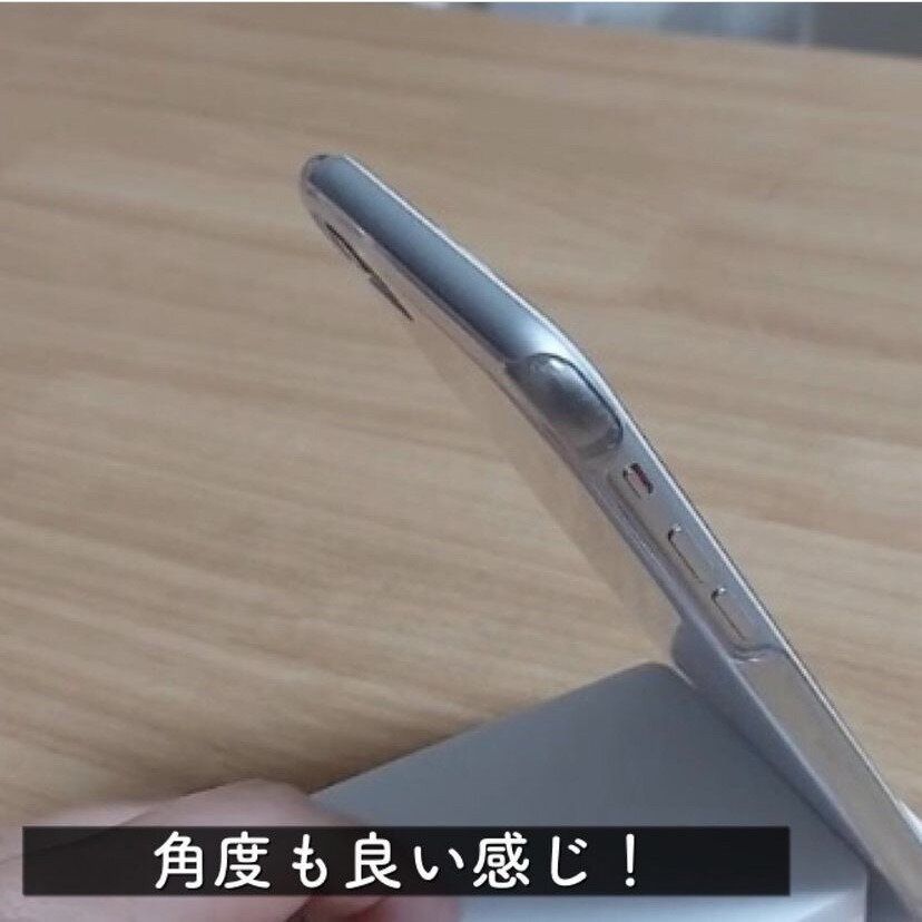 収納、スマホスタンドの2wayで使えて便利！