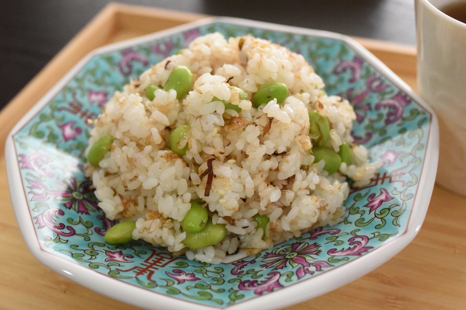 枝豆は、じつはチャーハンにもよく合うんです。