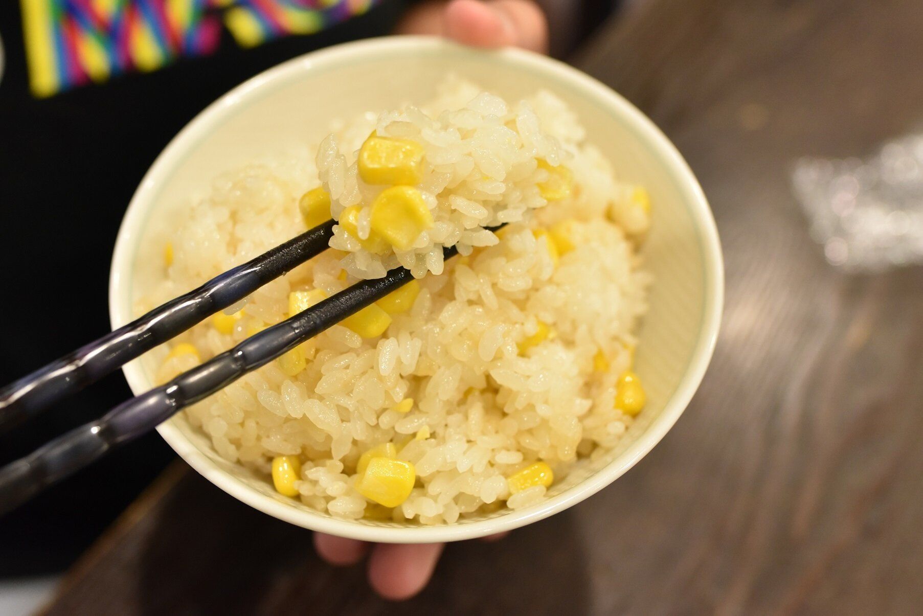 おすすめレシピは、炊飯器で炊くだけの、コーンご飯。