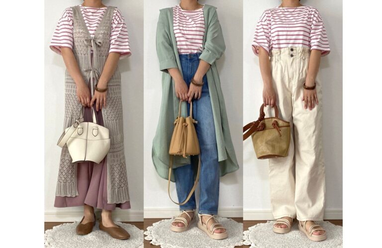 【しまむら】979円ピンクボーダーなら脱マンネリ&トレンド感もばっちり！