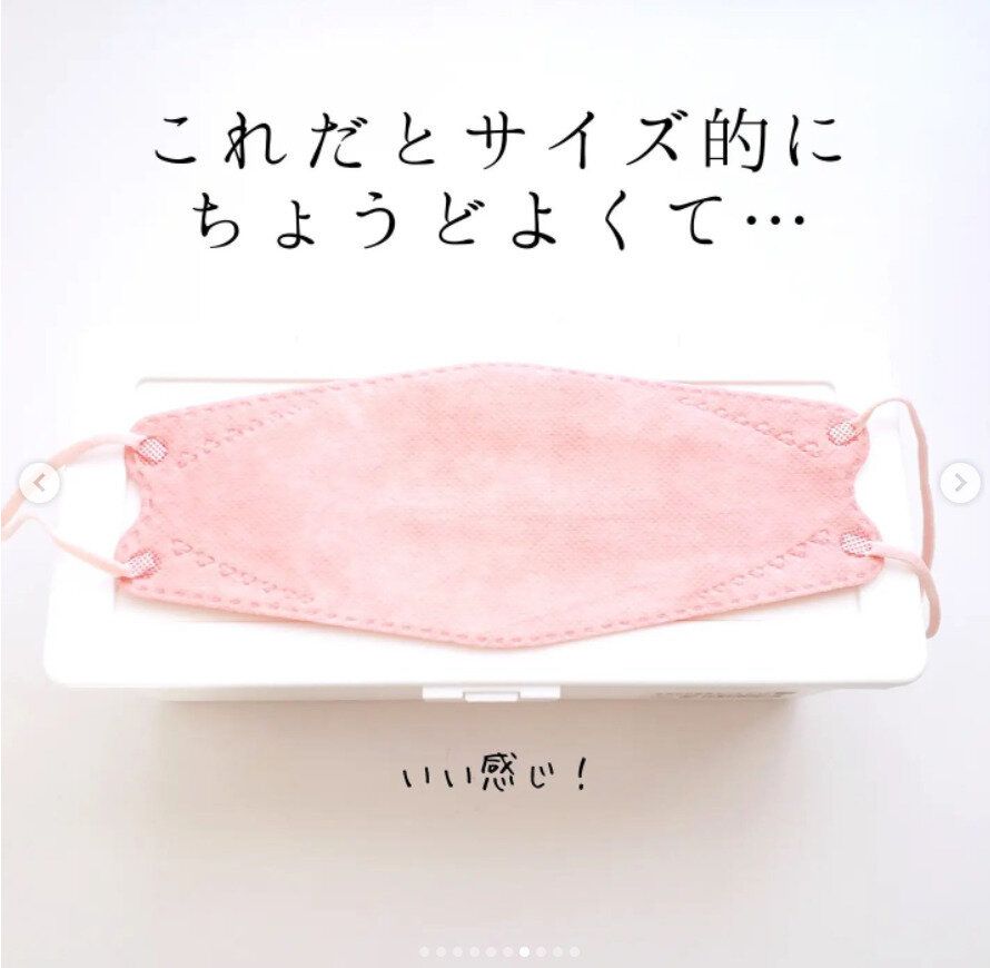 【セリア】マスク収納にも便利な「フタがとまるケースワイド」