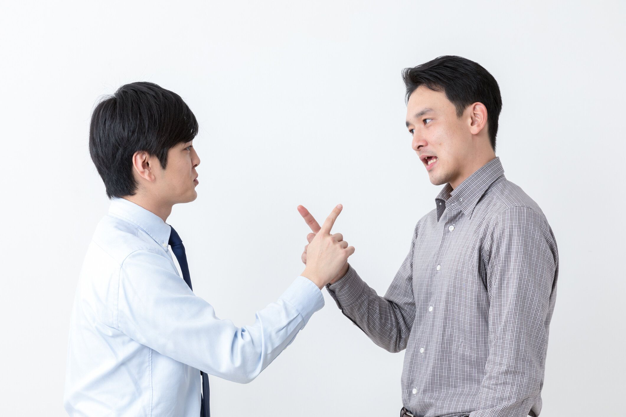 白い背景のアジア ビジネス グループの肖像画