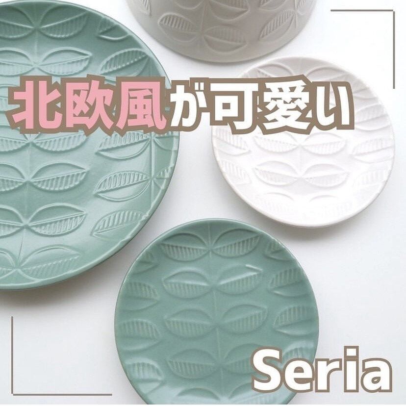 北欧風のカラーとデザインで大人気!「マットリーフプレート」