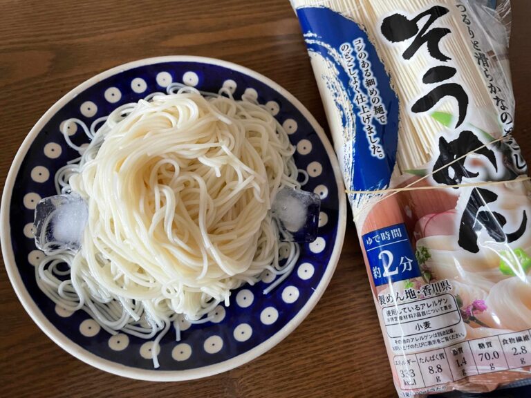 まずいって本当？揖保乃糸とトップバリュなどPBそうめんを食べ比べてみた