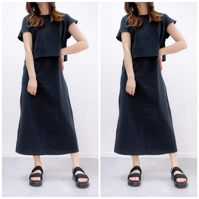 【GU】お迎えや公園コーデに！最強ワンピ