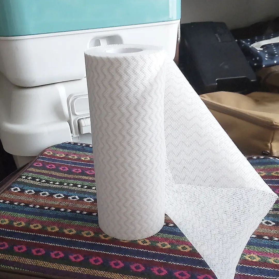 【ニトリ】キャンプにも活躍するニトリのロールタイプのカット式ふきん