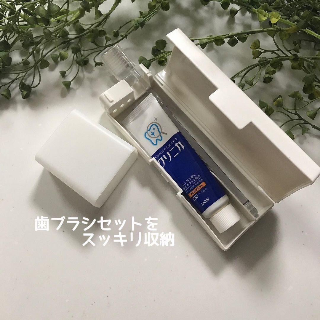 【セリア】立てられちゃう歯ブラシセット収納ケース