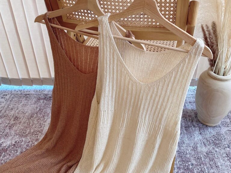 【しまむら】淡色好きさん必見！夏のニットキャミワンピ