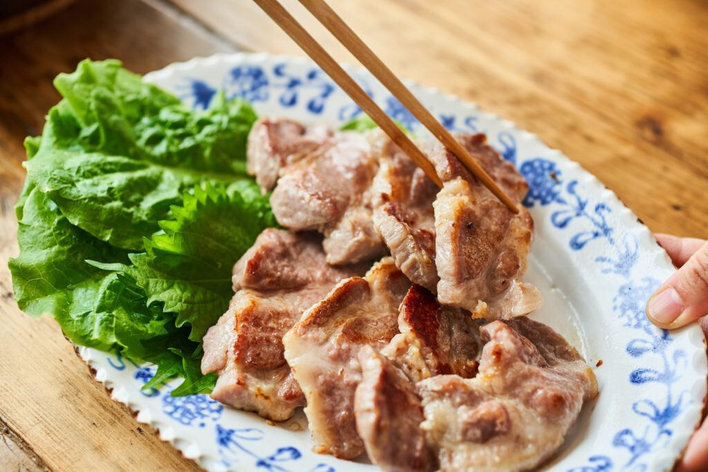 塩麹のフライパン焼き