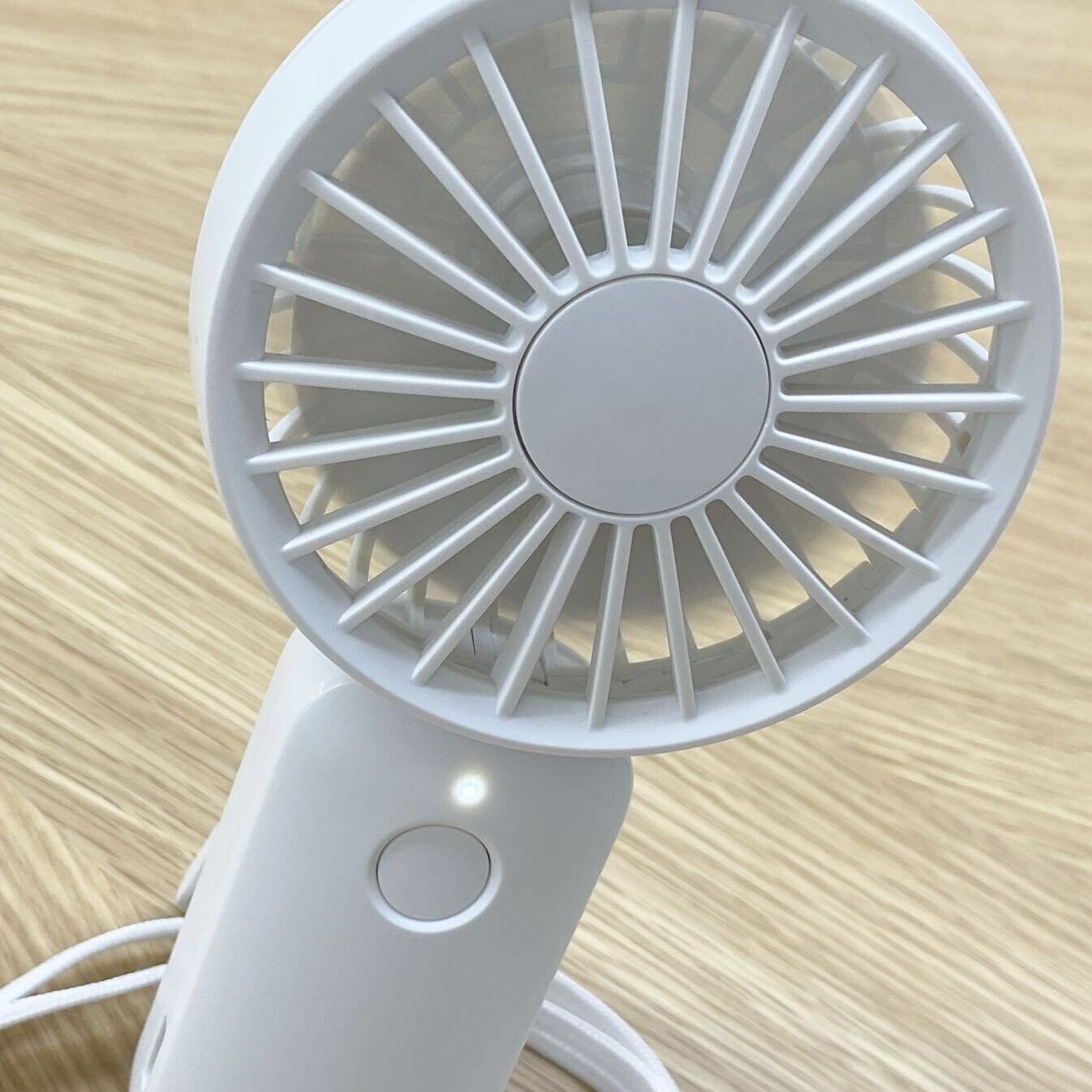 【無印】バスタイム後は「充電式モバイルハンディファン」で快適に