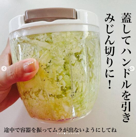 【ダイソー】あっという間にみじん切りが完成！