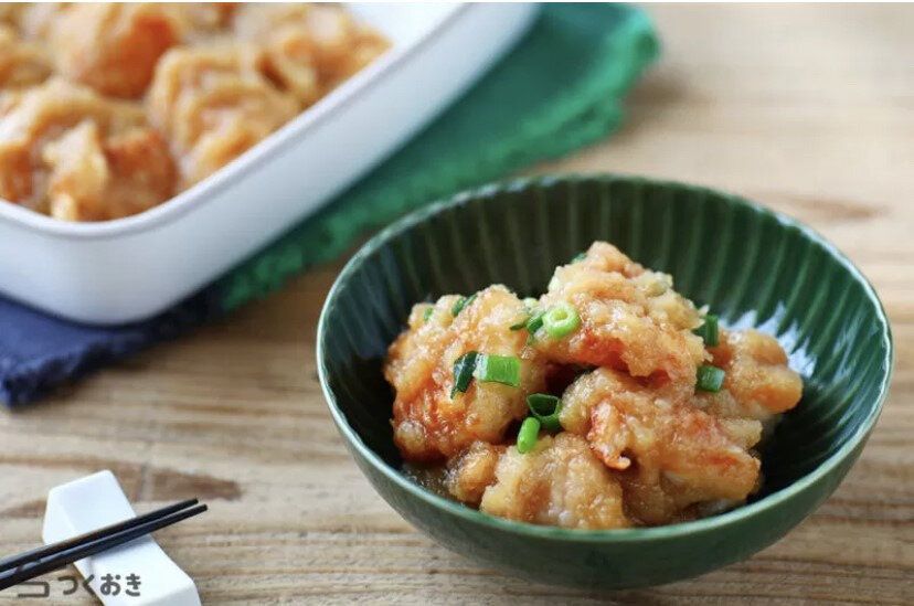 鶏のから揚げポン酢おろしソース