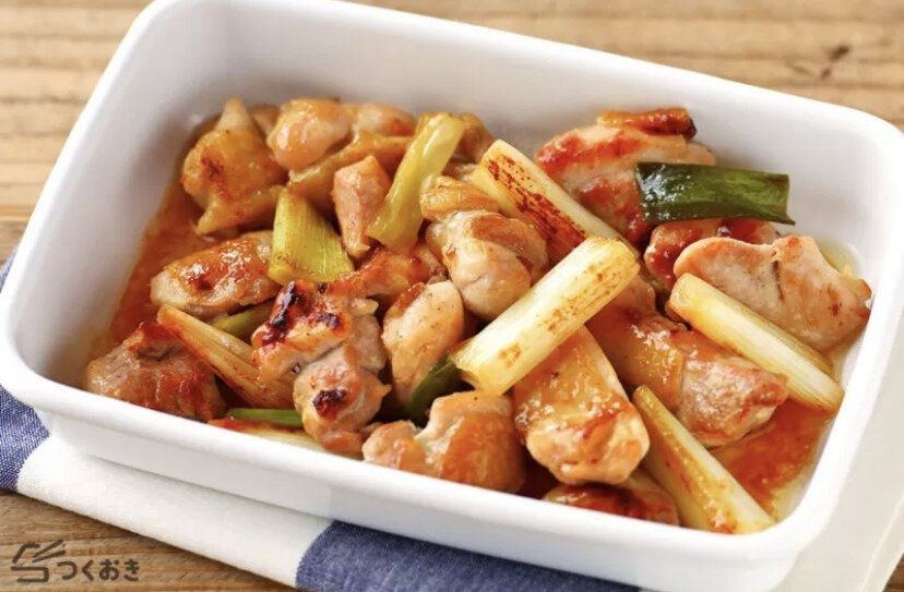 鶏肉と長ねぎのうま塩焼き