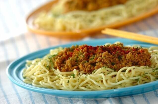 キーマカレー焼きそば