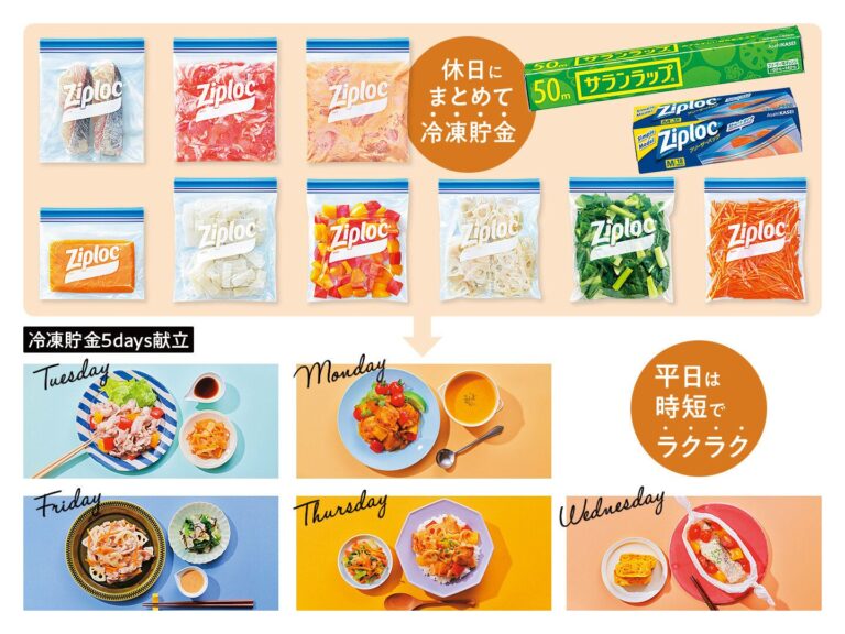 時間も栄養もお金も貯まる！”冷凍貯金”で平日ごはんをラクしよう！