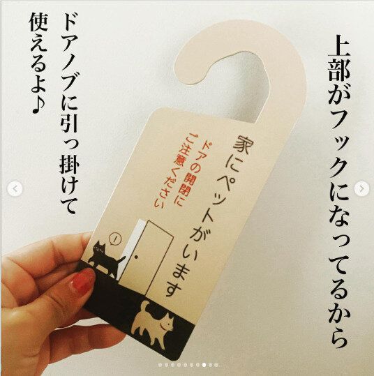 【ダイソー】ワンちゃんネコちゃんの飛び出し防止