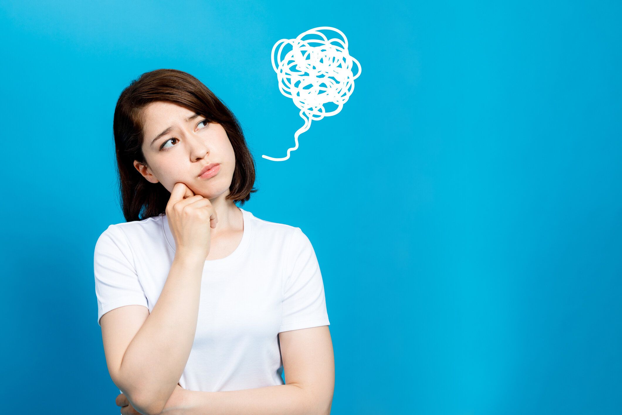 満足のいかない女性