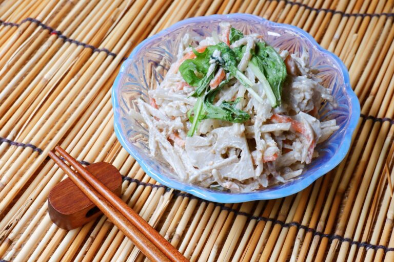 気になる「ごぼうサラダ」のカロリーや炭水化物量とは？食べる際に押さえるべきポイントを紹介