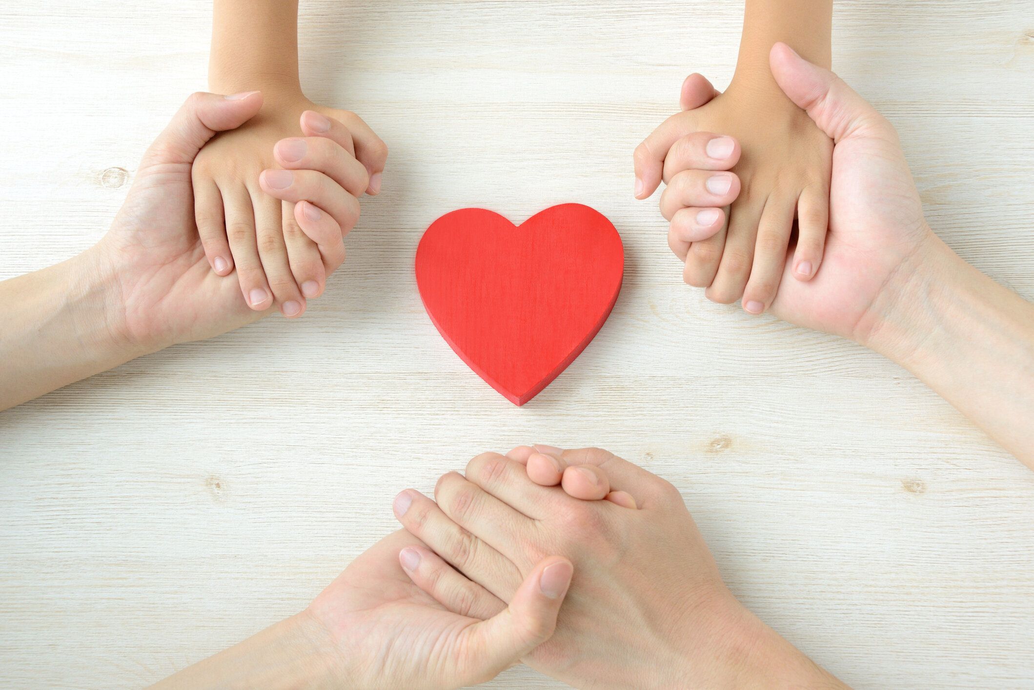 良好な関係の家族画像