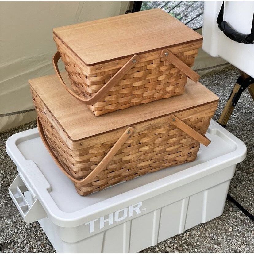 フタ付きバスケット