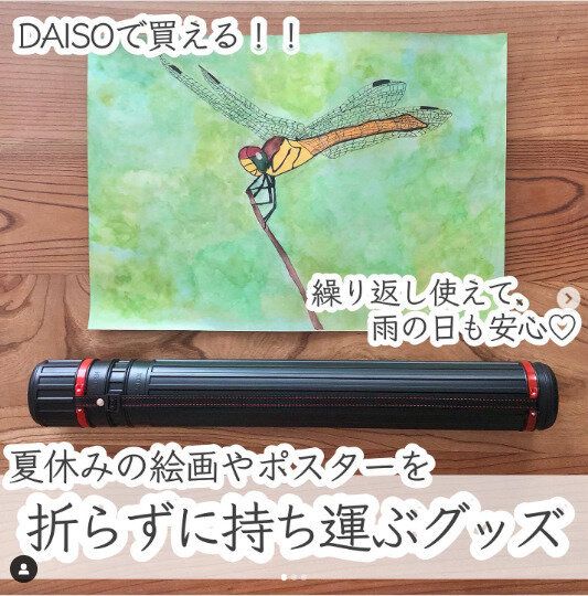 【ダイソー】大きな絵画も入れられる！