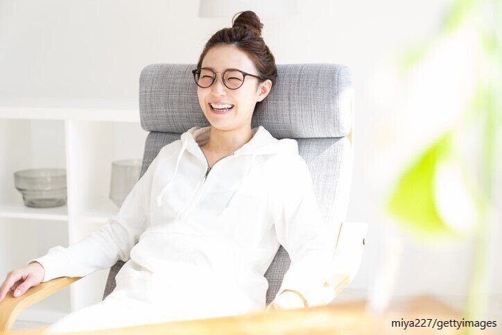 快適そうな女性