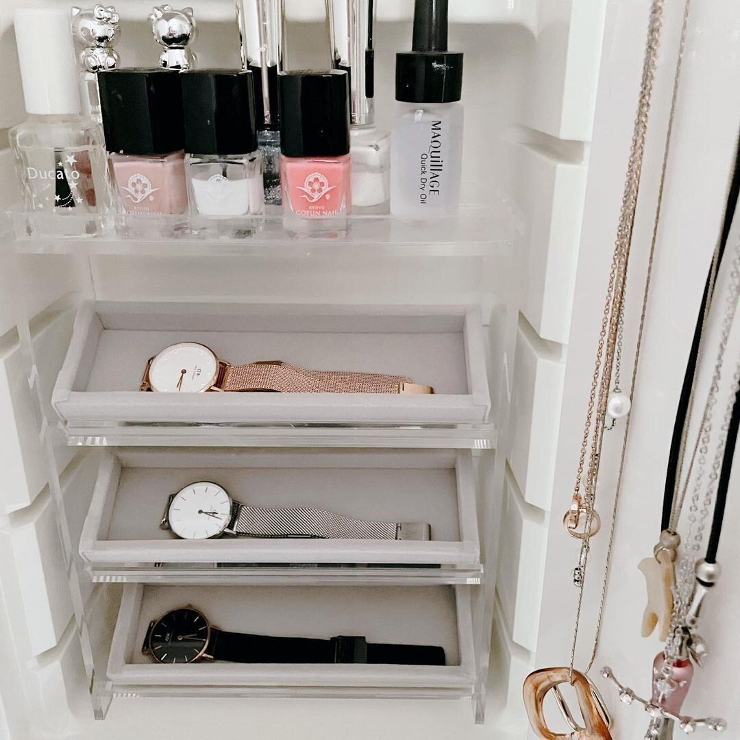 【無印良品】ベロア内箱仕切りでスッキリ収納が実現