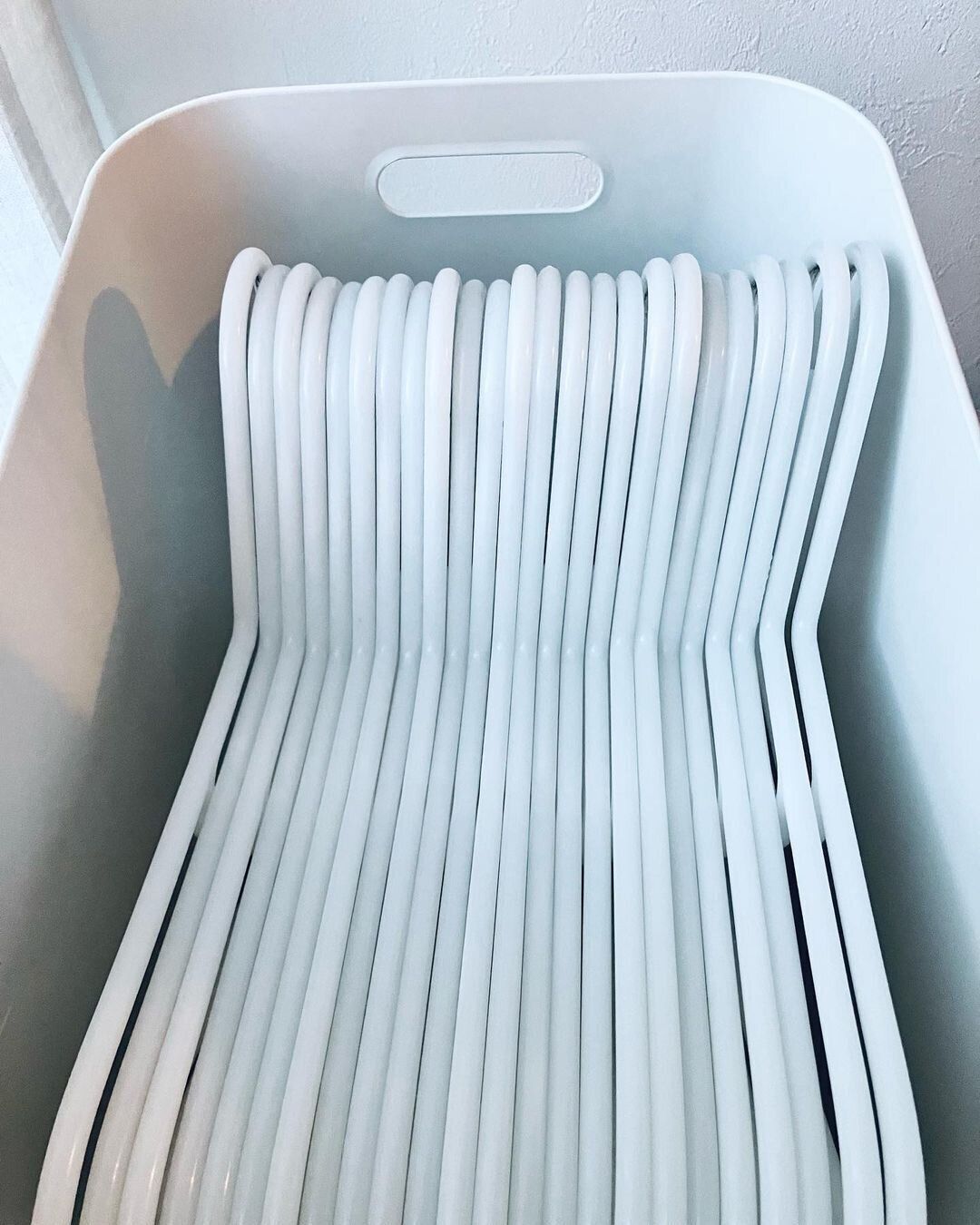 【無印良品】やわポリエチレンケースにハンガーがシンデレラフィット