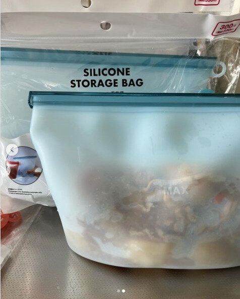 場所も取らないから使いやすい!シリコン保存袋