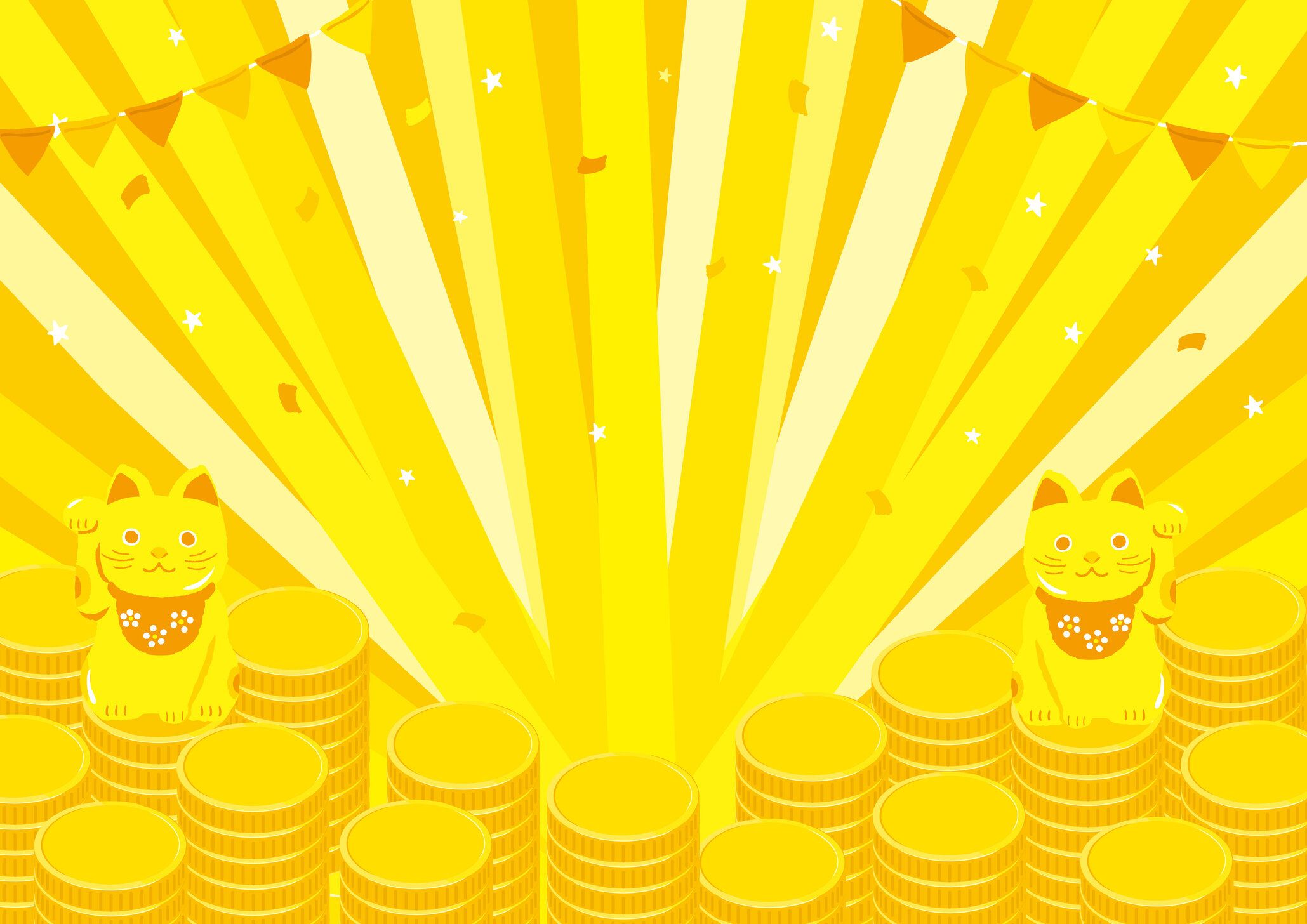 マネー背景のベクトルイラスト