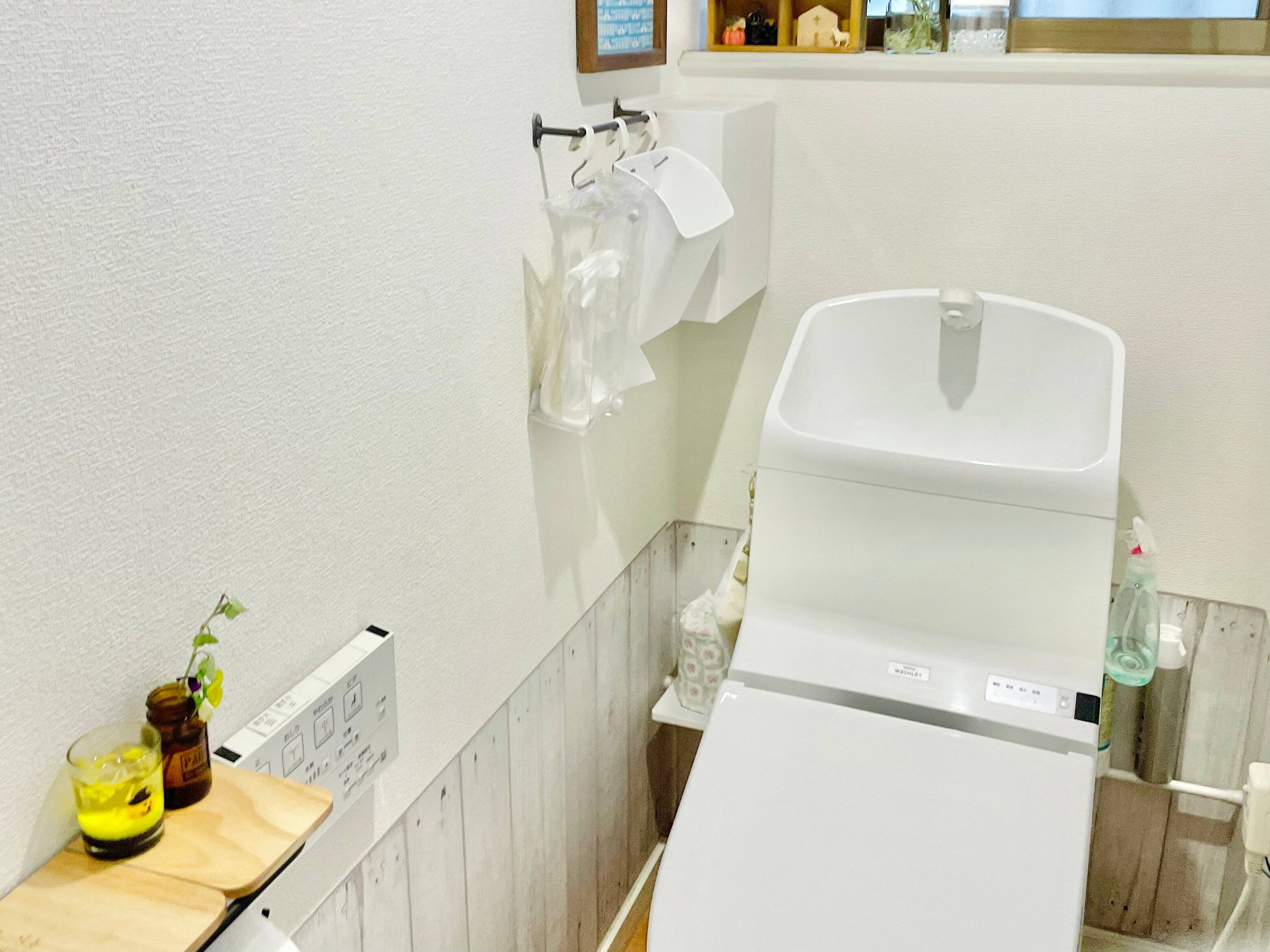 家事ラク×トイレ収納】造りつけ収納ゼロでもスッキリ＆お掃除ラクラク