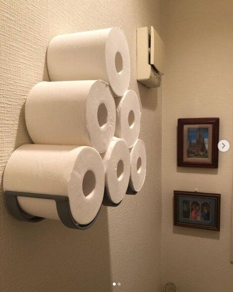 トイレットペーパーは見せる収納!